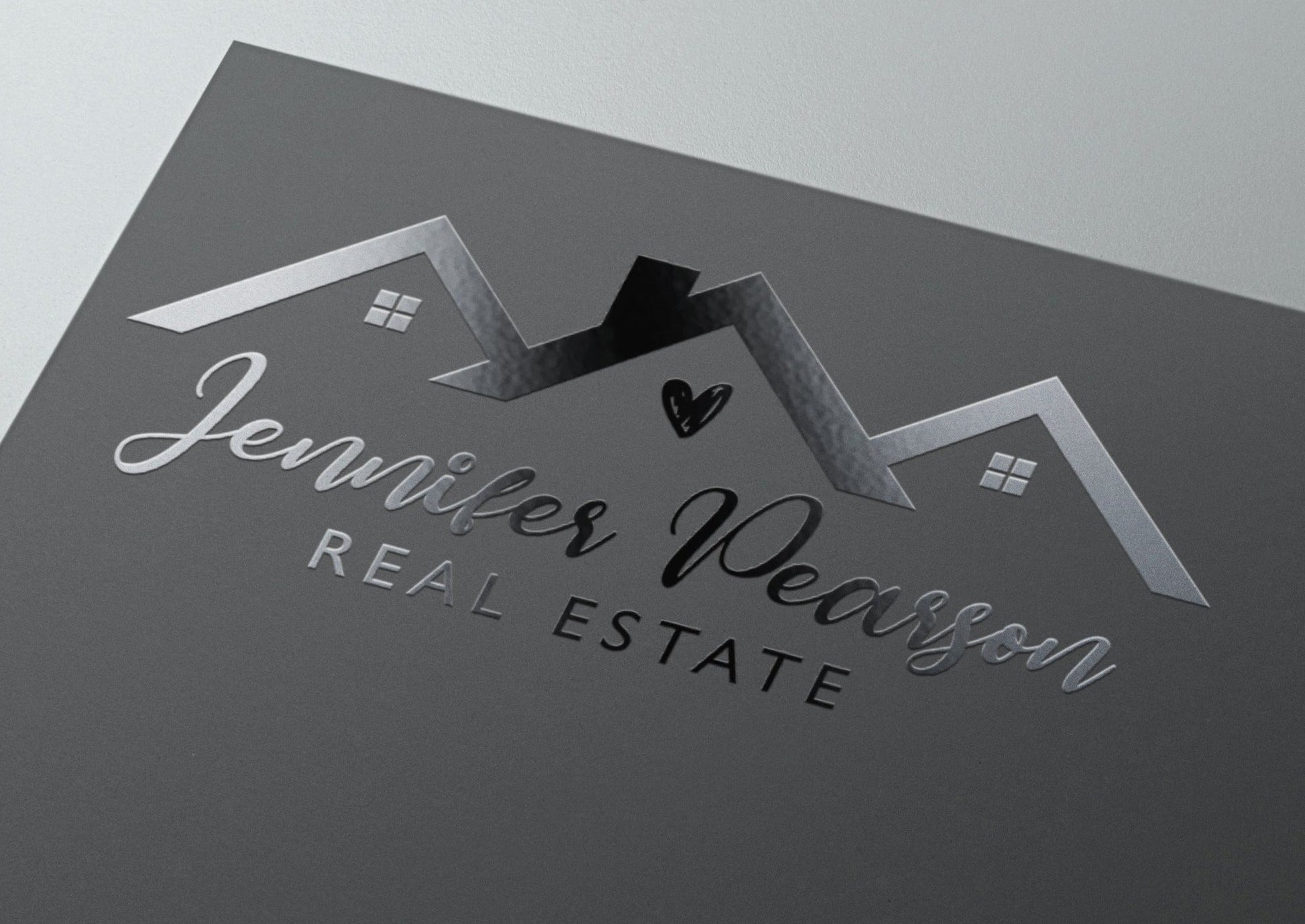 Real Estate Logo Design | Realtor Logo | Personal Branding | Logo Design | Realty | Property Management | Heart Design | Home | House