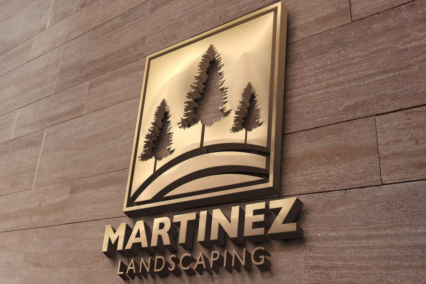 Landscaping Logo Design | Pine Tree | Professional Landscaping | Landscaping Business | Lawn Care Business | Company | Lawn Maintenance Logo