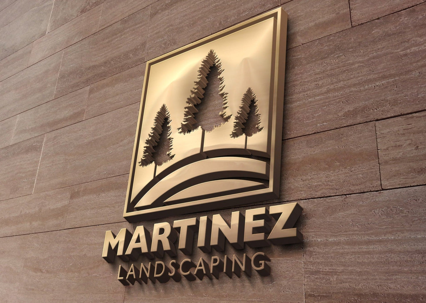 Landscaping Logo Design | Pine Tree | Professional Landscaping | Landscaping Business | Lawn Care Business | Company | Lawn Maintenance Logo