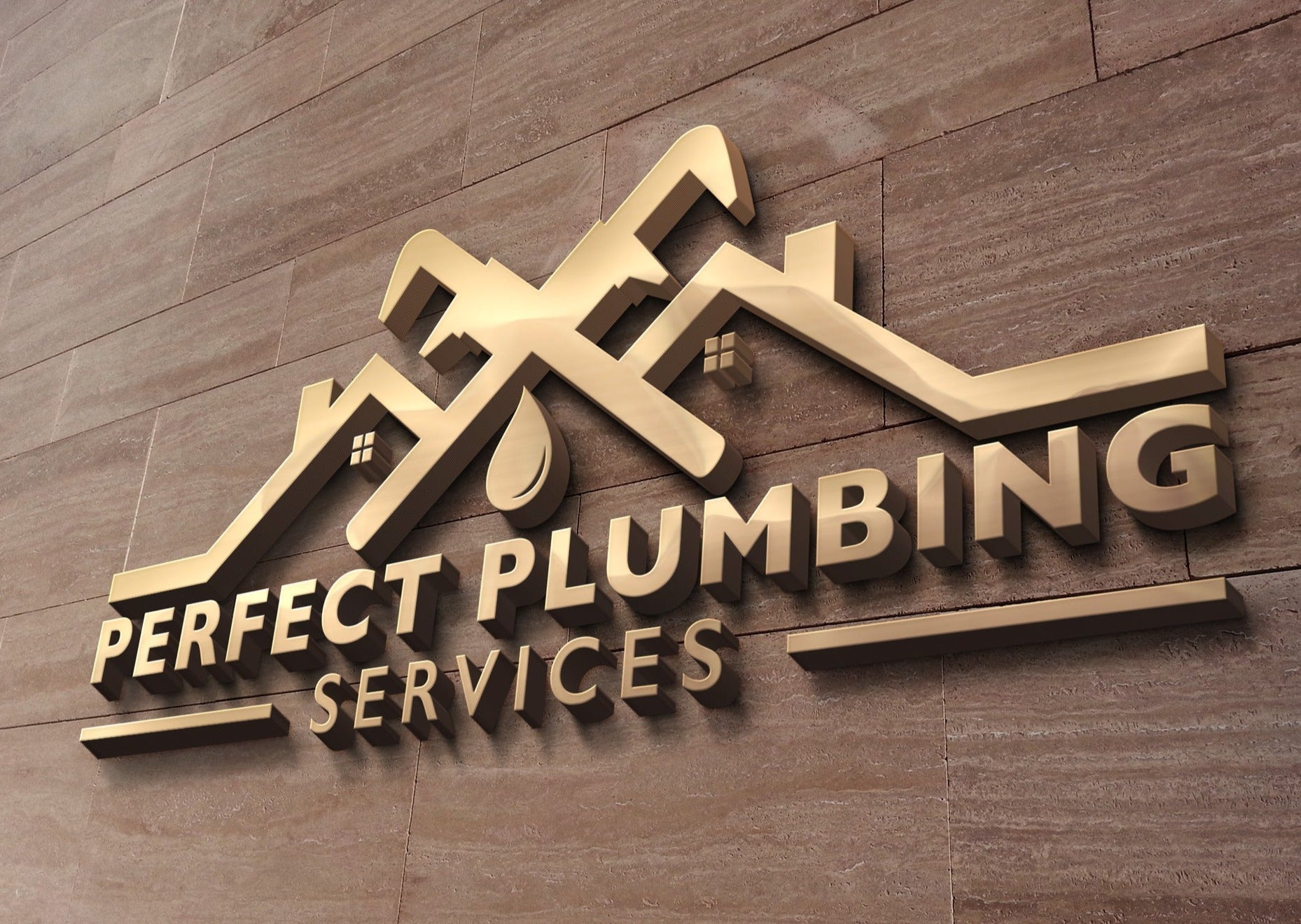 Logo Design - Plumber Design | Plumbing Service | Home Repair | Plumbing Company