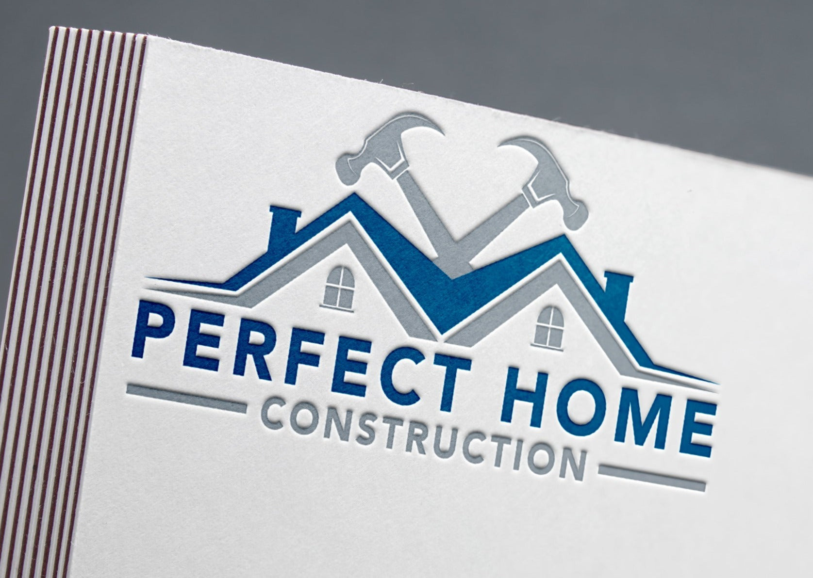 Logo Design - Roofing Business | Construction Company | Home Decor | Hammer Design | Construction