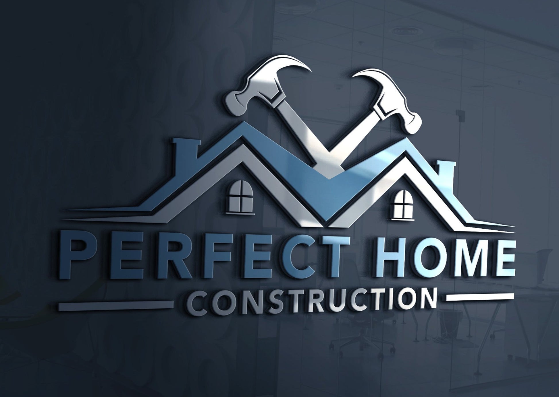 Logo Design - Roofing Business | Construction Company | Home Decor | Hammer Design | Construction
