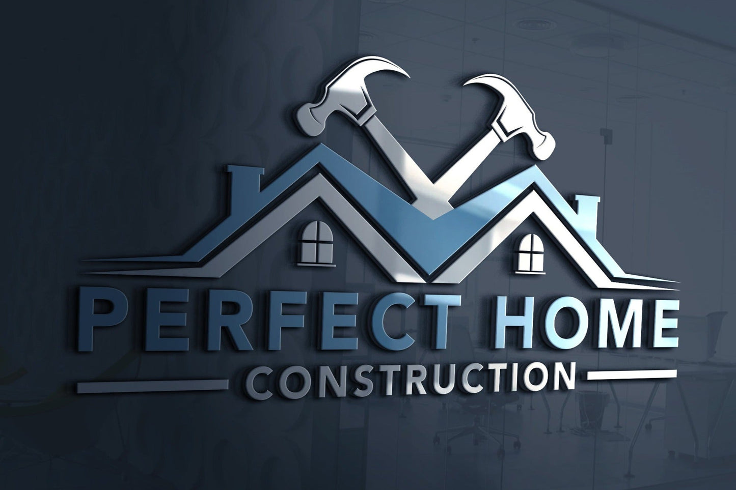 Logo Design - Roofing Business | Construction Company | Home Decor | Hammer Design | Construction