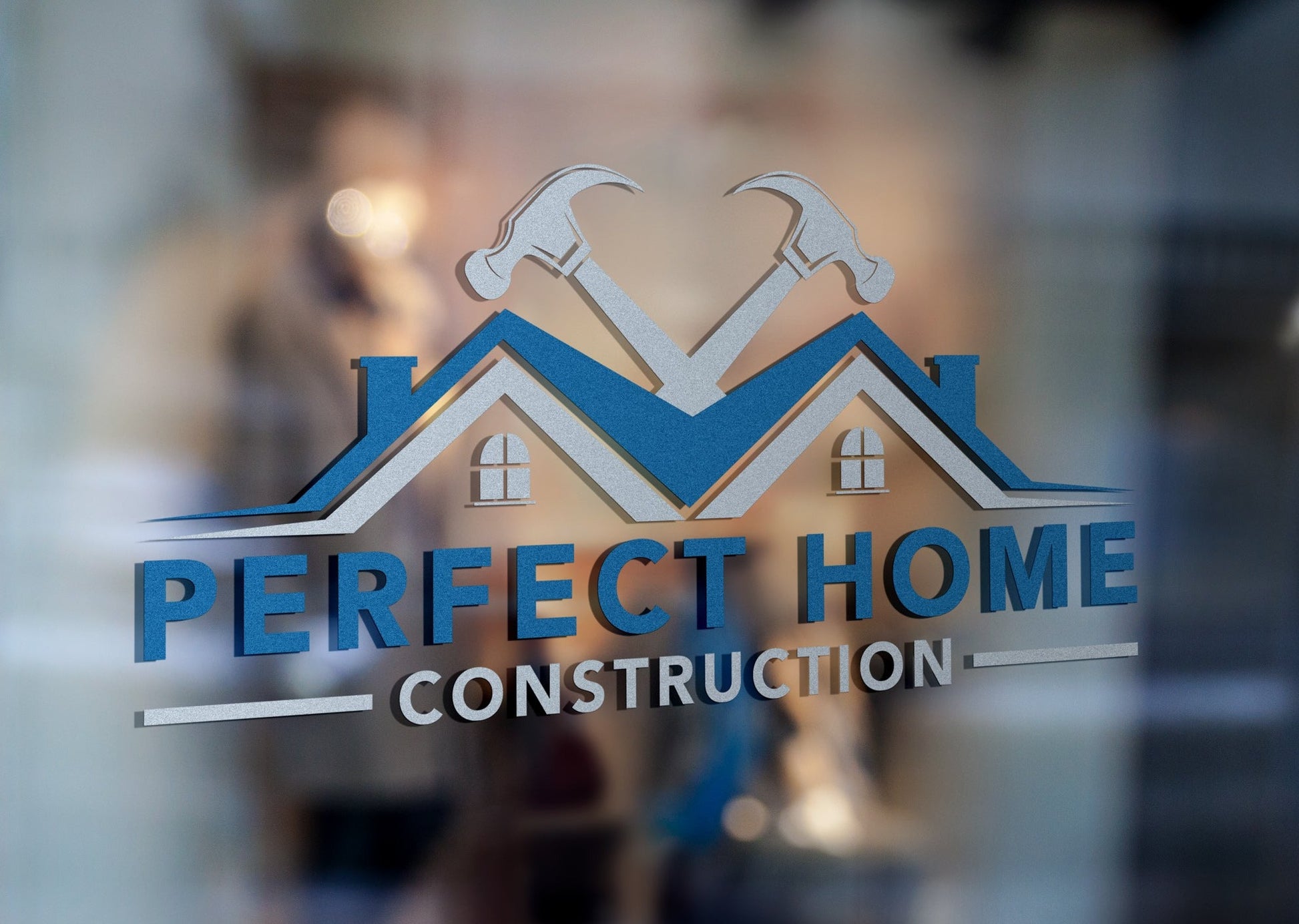 Logo Design - Roofing Business | Construction Company | Home Decor | Hammer Design | Construction