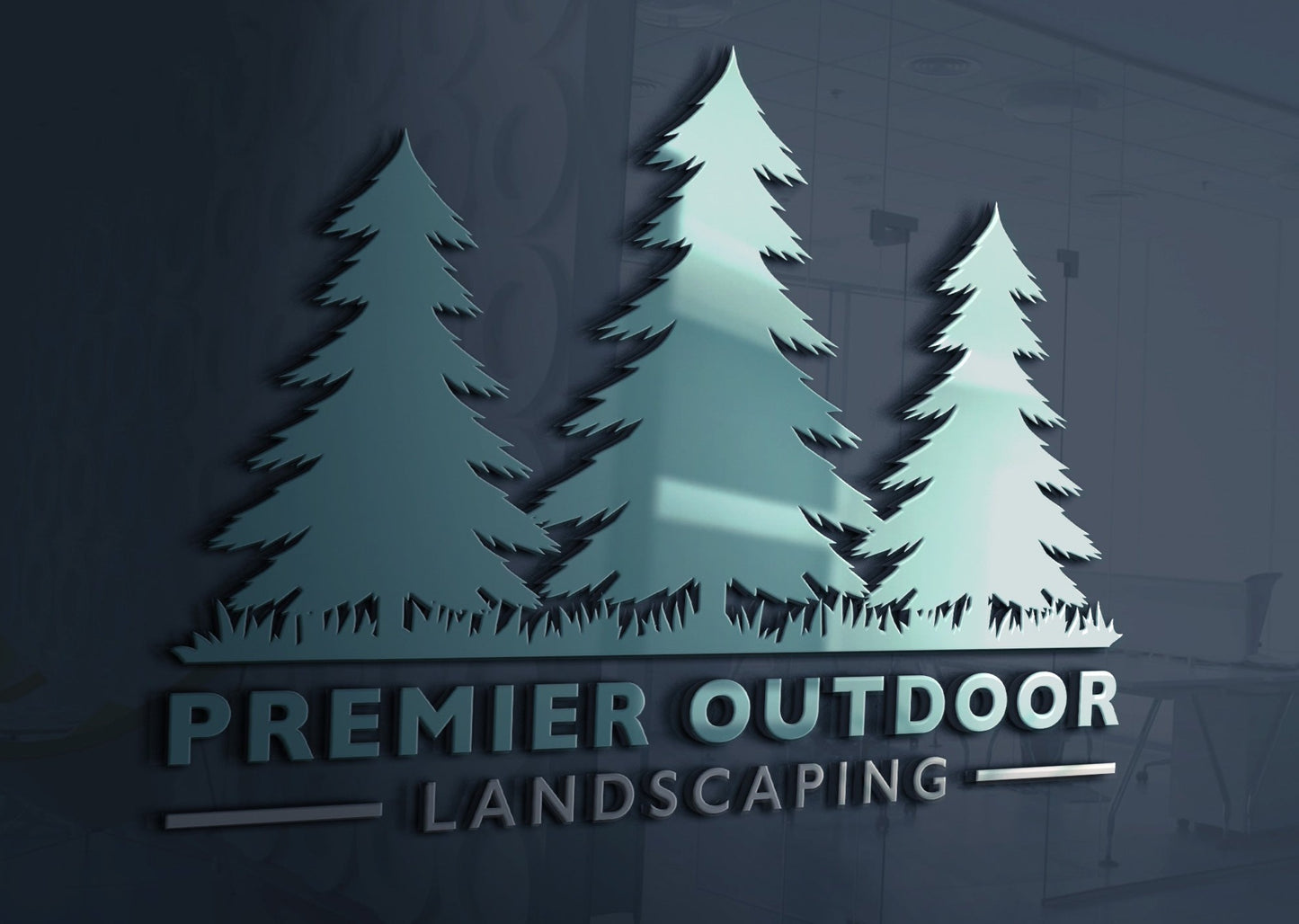 Logo Design - Landscaping Business | Lawn Care Company | Lawn Maintenance | Tree Service | Pine Tree