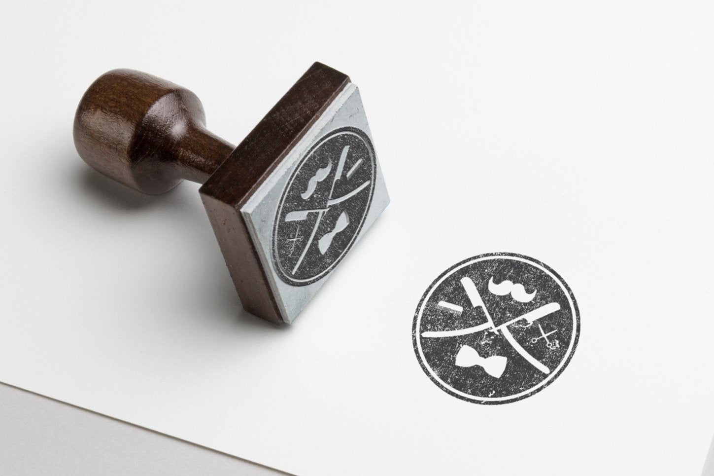 Barbershop Logo Design | Barber | Barber Shop Logo | Barber Logo | Mustache Design | Scissors | Comb