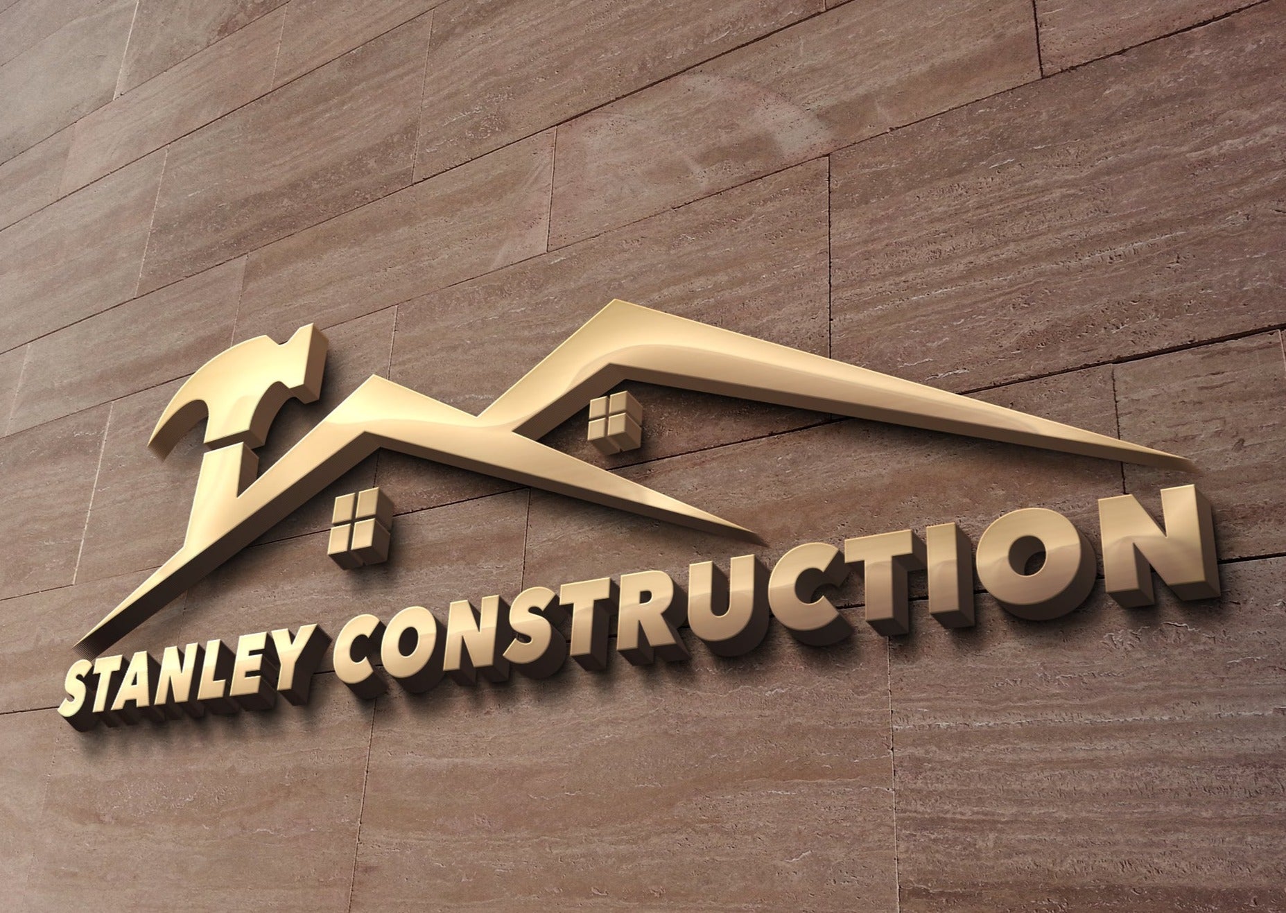Logo Design - Construction Company | Construction Business | Hammer Design | House Design