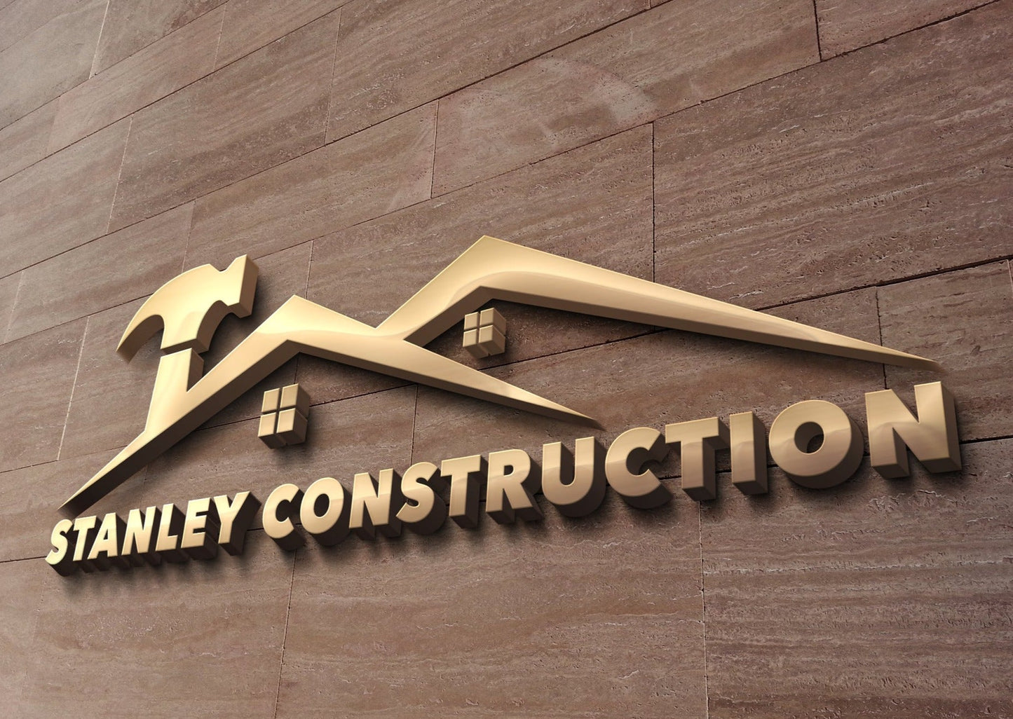 Logo Design - Construction Company | Construction Business | Hammer Design | House Design