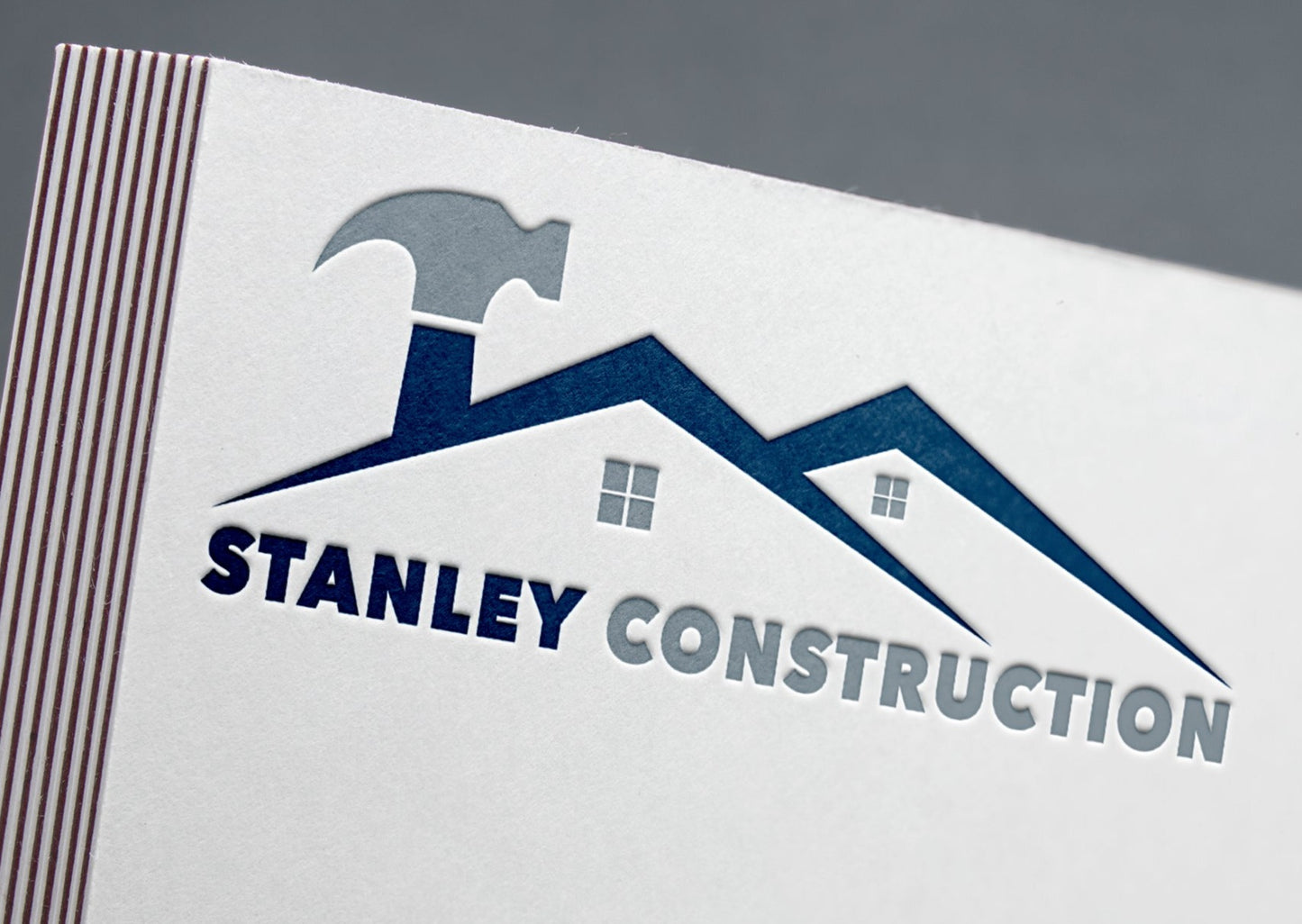 Logo Design - Construction Company | Construction Business | Hammer Design | House Design