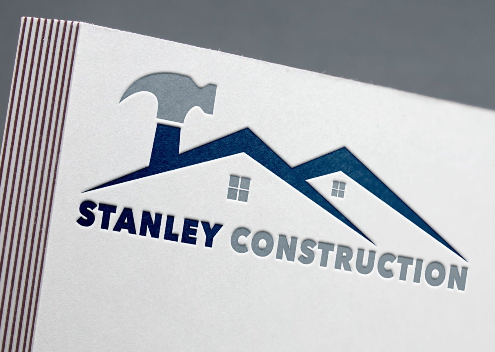 Logo Design - Construction Company | Construction Business | Hammer Design | House Design