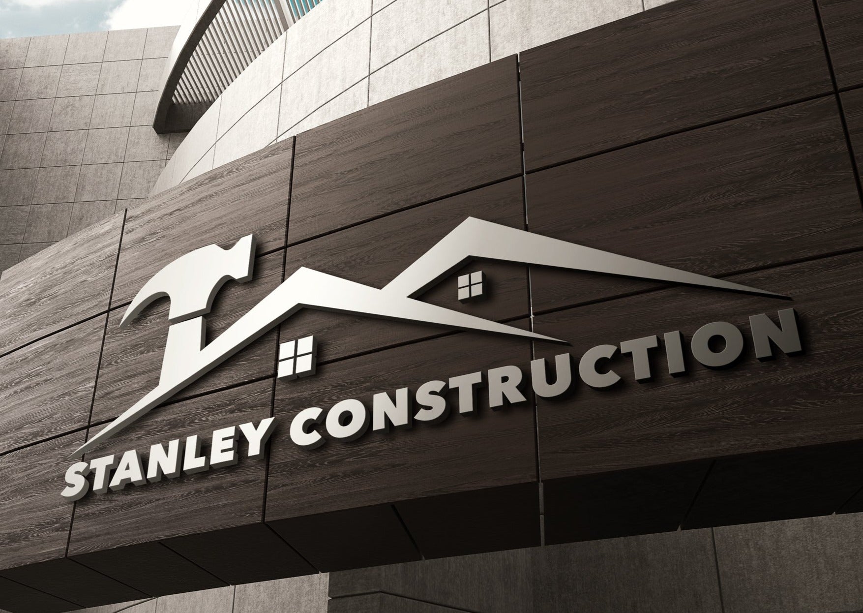 Logo Design - Construction Company | Construction Business | Hammer Design | House Design