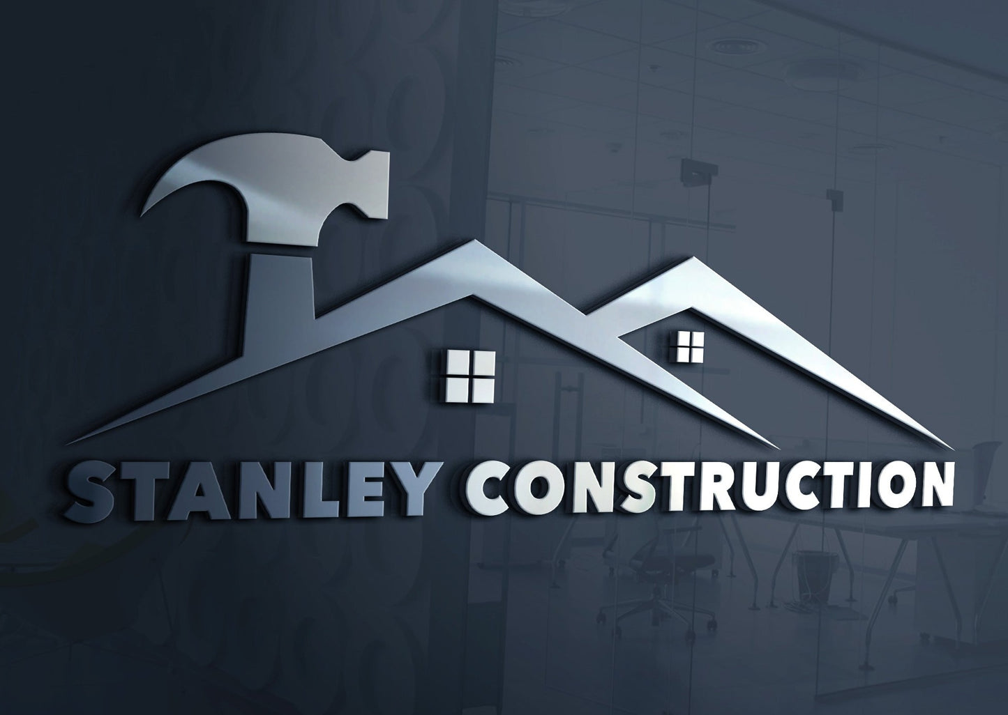 Logo Design - Construction Company | Construction Business | Hammer Design | House Design