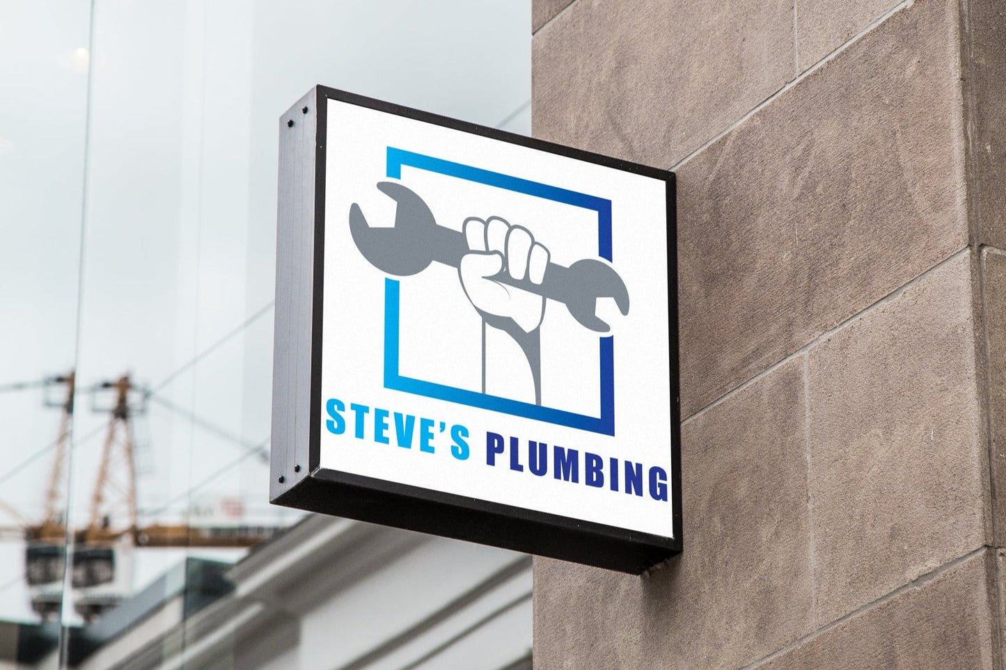 Logo Design - Plumbing Logo | Plumbing Services Logo | Plumber Logo | Wrench Design