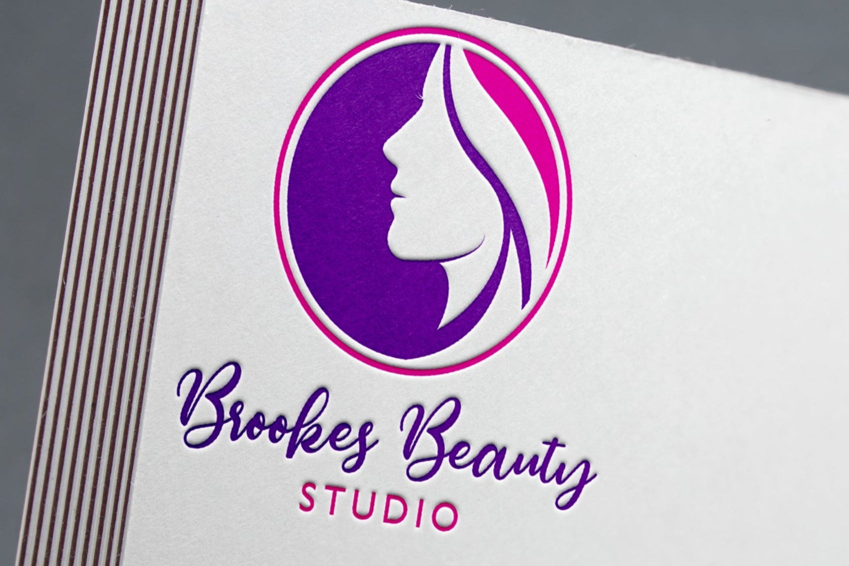 Logo Design Beauty Salon Studio Hair Stylist Beautician Salon