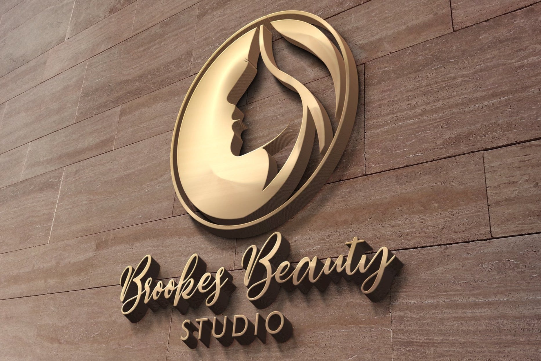 Logo Design Beauty Salon Studio Hair Stylist Beautician Salon
