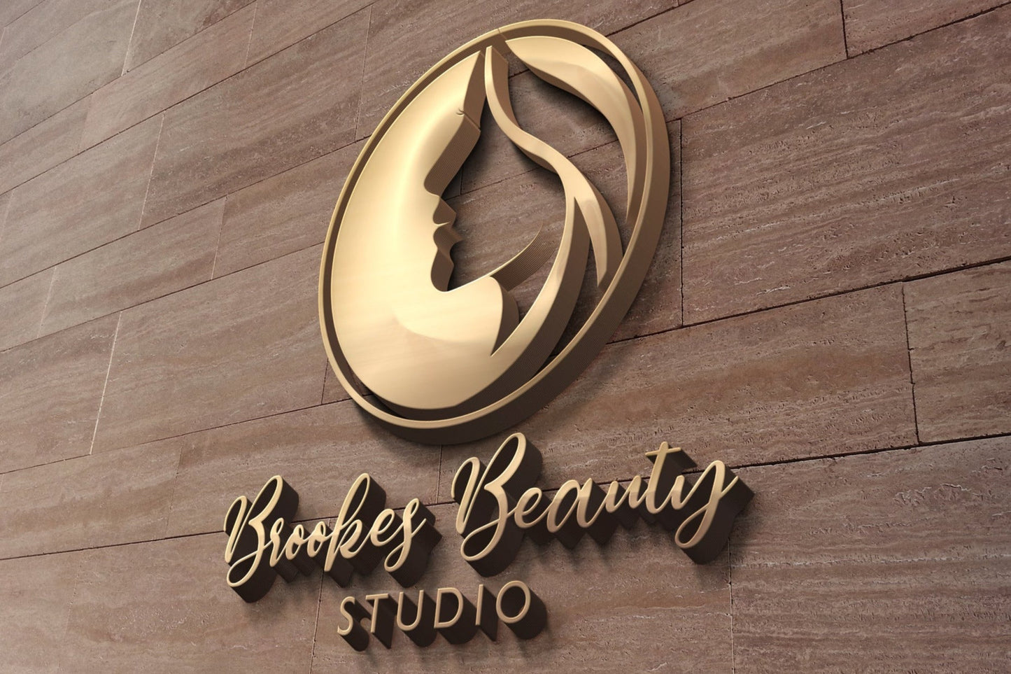 Logo Design Beauty Salon Studio Hair Stylist Beautician Salon