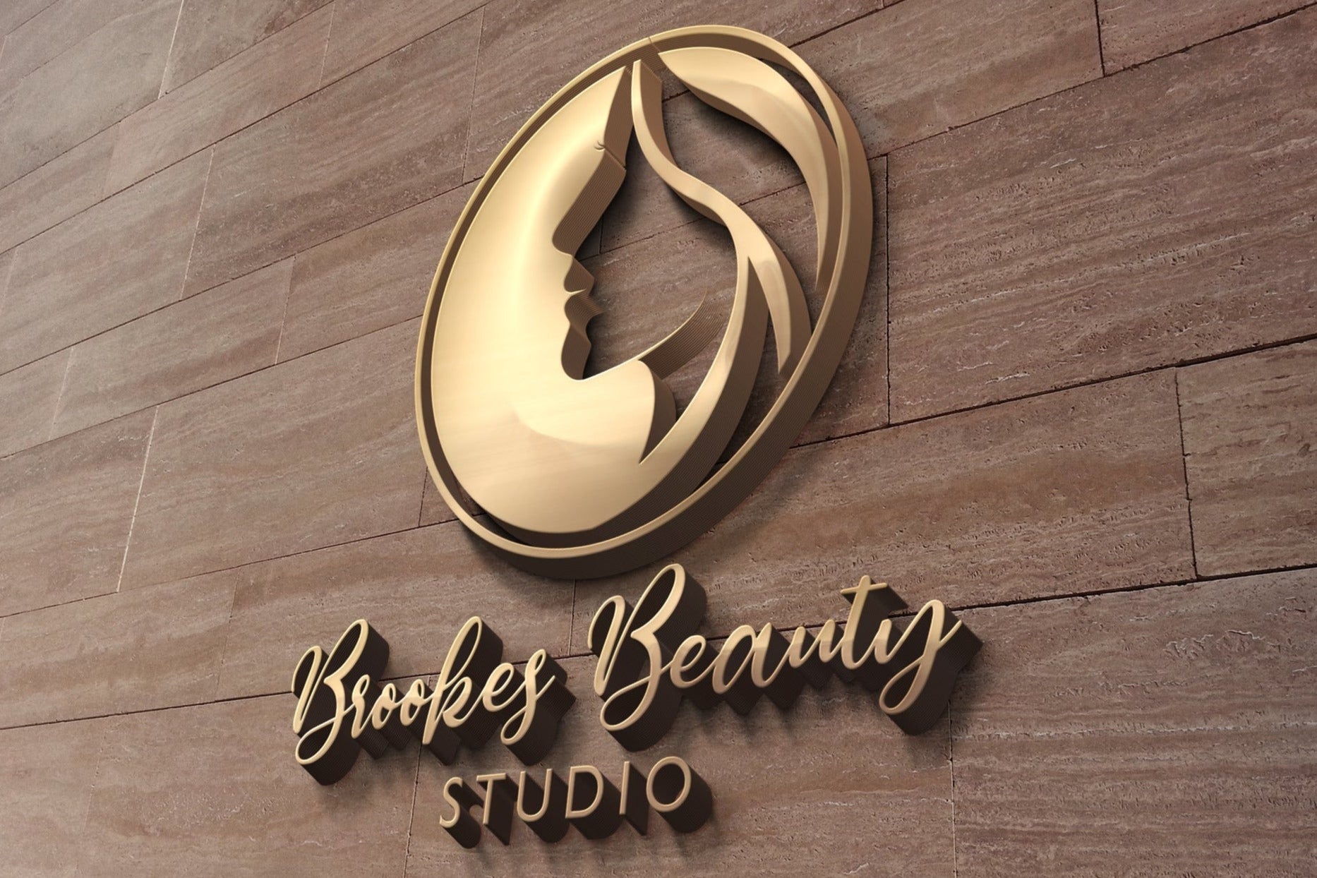 Logo Design Beauty Salon Studio Hair Stylist Beautician Salon