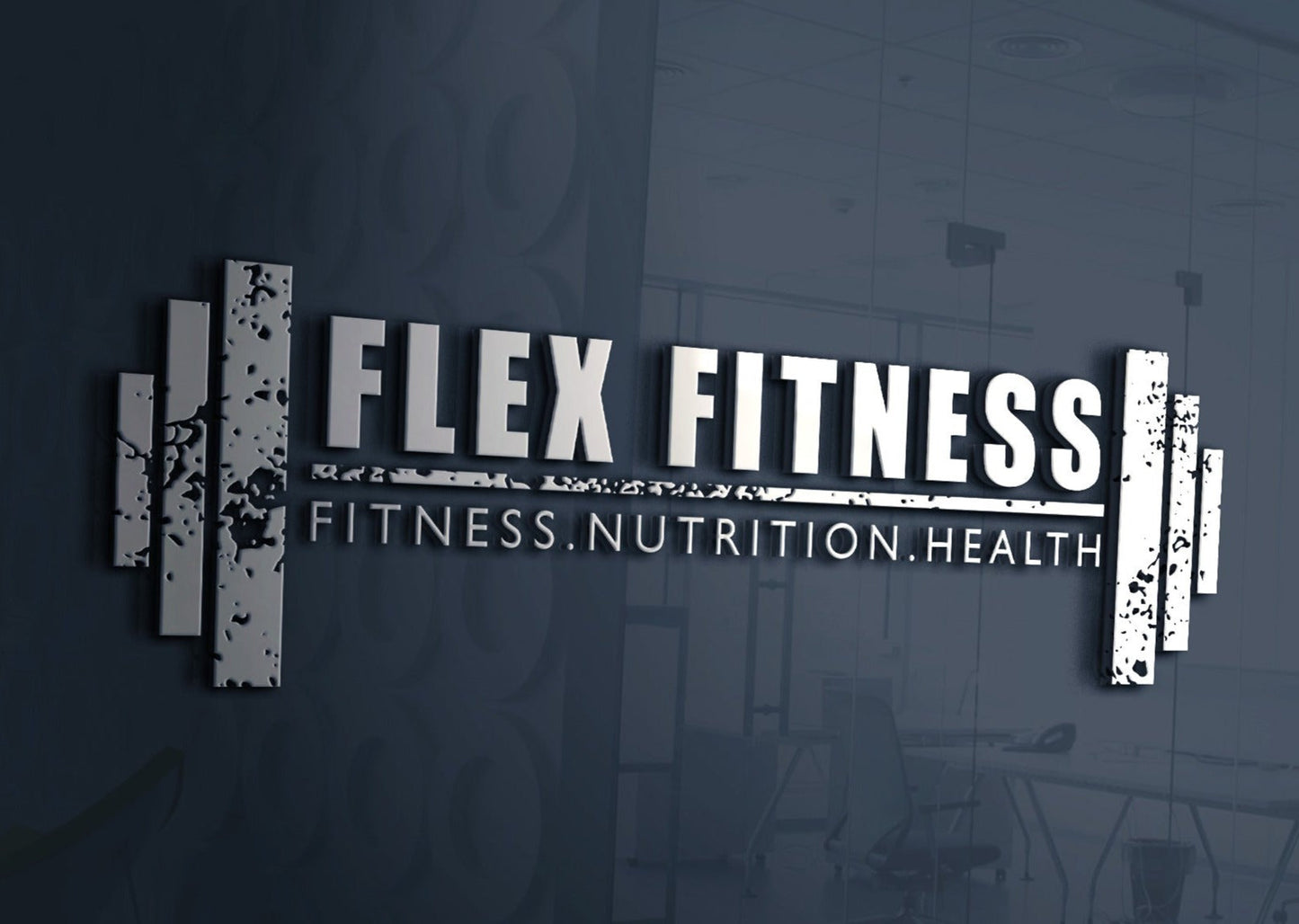 Fitness Logo | Barbell Design | Fitness Trainer | Personal Trainer Logo | Logo Design | Gym | Cross Fit | Weights | Barbell Design