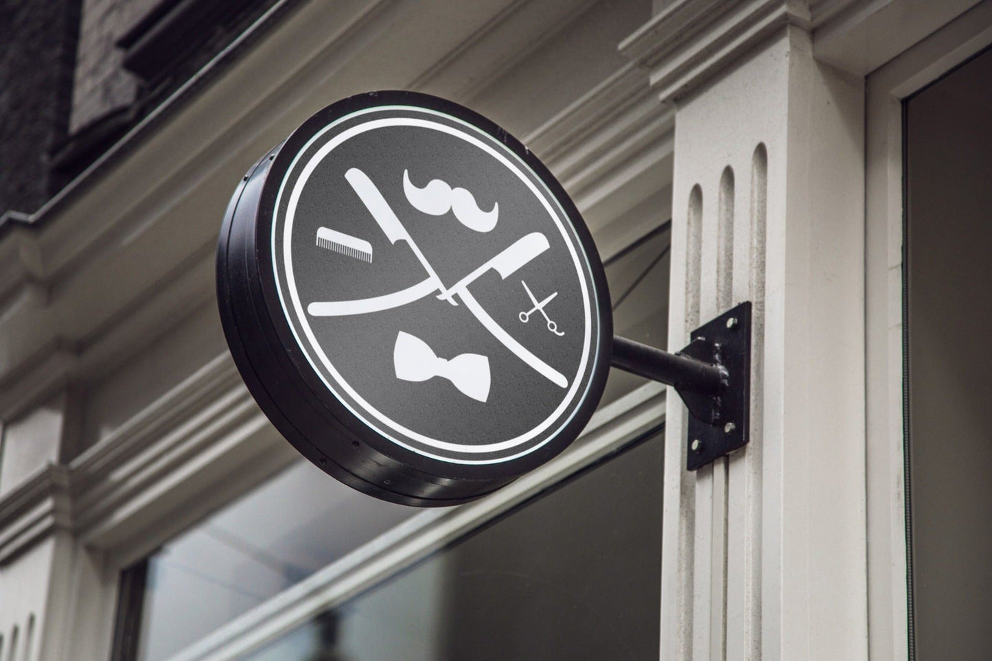Barbershop Logo Design | Barber | Barber Shop Logo | Barber Logo | Mustache Design | Scissors | Comb