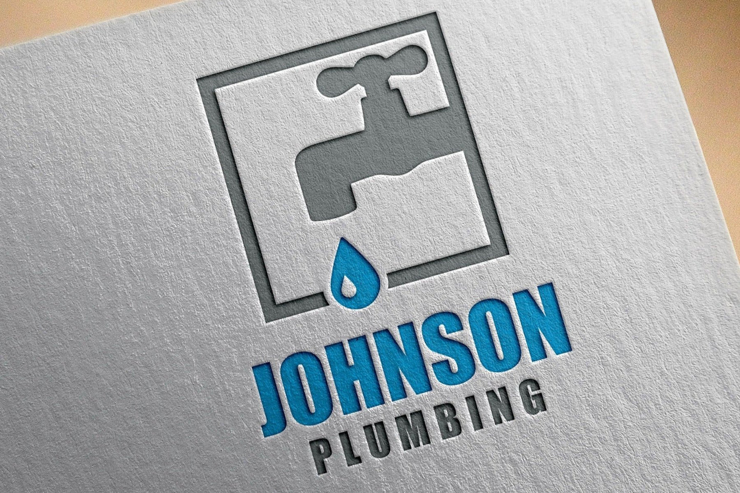 Plumbing Company Logo | Plumbing Business | Plumber | Professional Plumber | Plumbing Services | Water Drop | Faucet | Logo Design