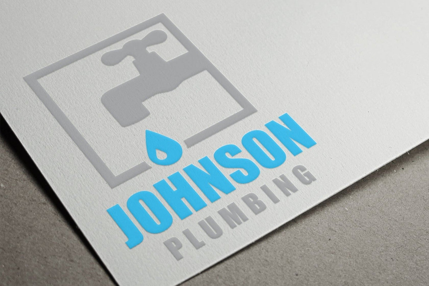 Plumbing Company Logo | Plumbing Business | Plumber | Professional Plumber | Plumbing Services | Water Drop | Faucet | Logo Design