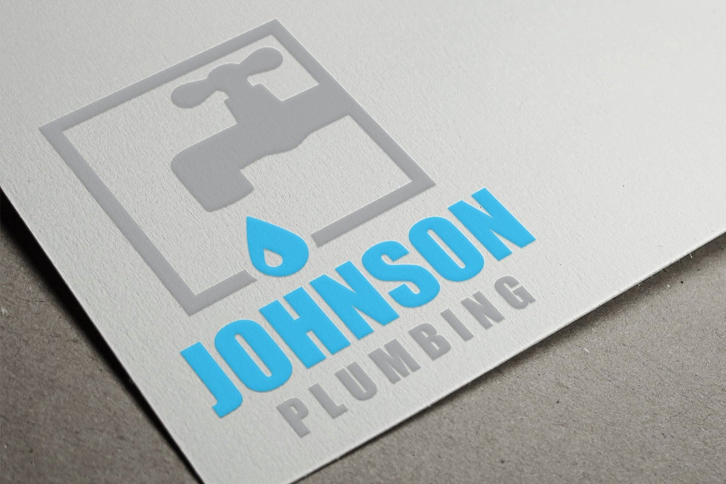 Plumbing Company Logo | Plumbing Business | Plumber | Professional Plumber | Plumbing Services | Water Drop | Faucet | Logo Design