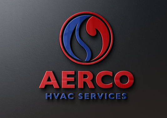 Logo Design - Heating & Air Logo | HVAC Logo | Air Conditioning Company | Heating & Cooling