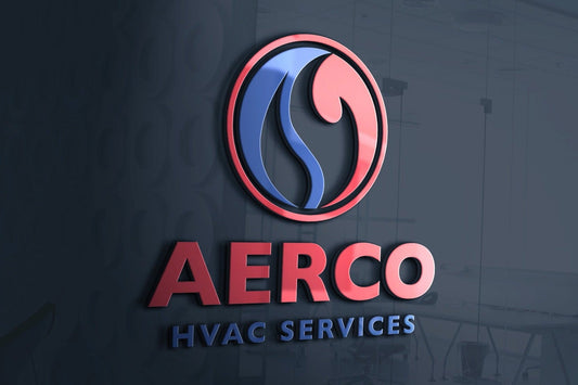 Logo Design - Heating & Air Logo | HVAC Logo | Air Conditioning Company | Heating & Cooling