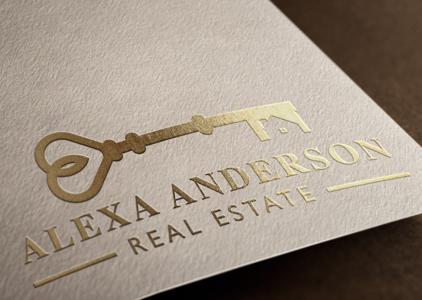 Logo Design - Real Estate | Realtor | Property Management | Vintage Key Logo