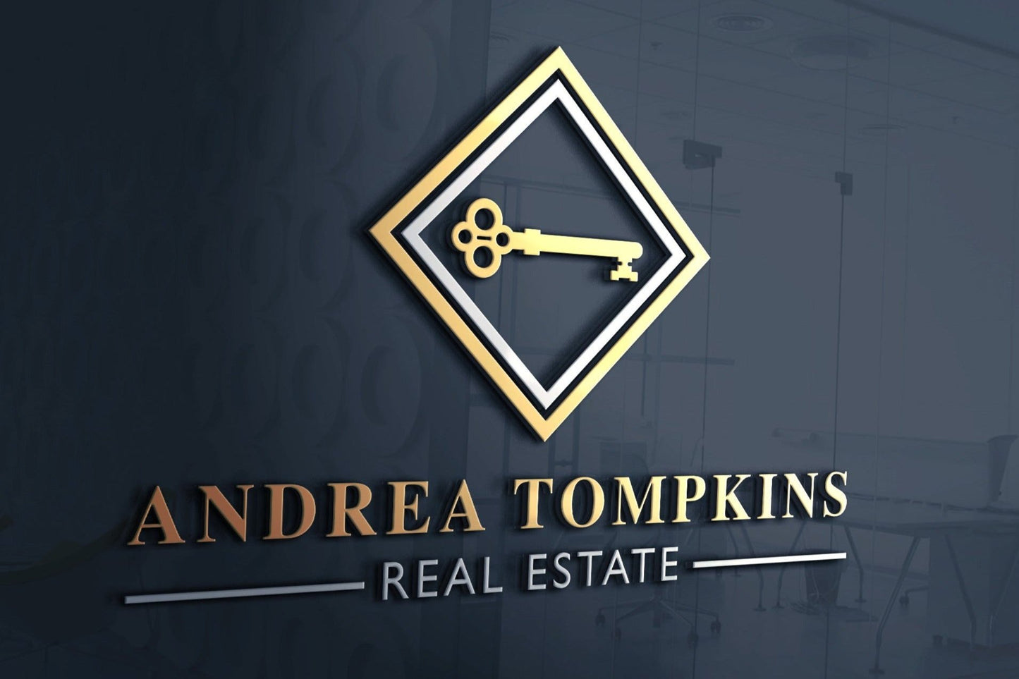 Logo Design - Realtor Logo Design | Realty Logo | Real Estate Logo | Key Logo Design