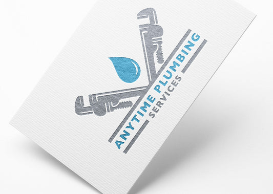 Logo Design - Plumbing Company | Plumber Logo | Plumbing Services Logo | Wrench Logo