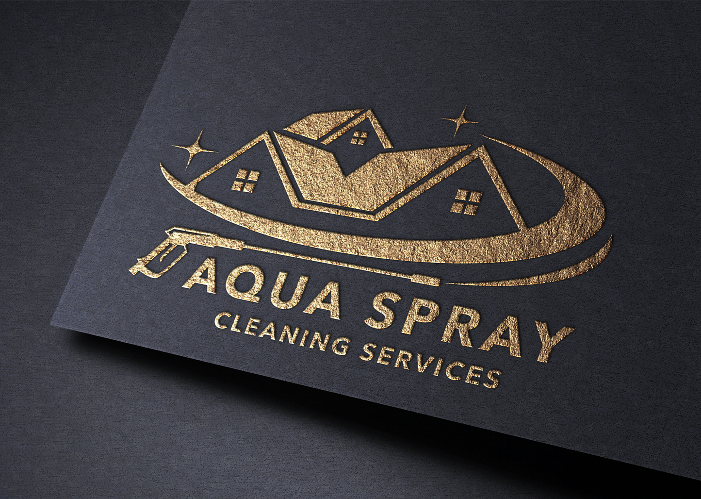 Logo Design - Pressure Washing Logo | Cleaning Services Design | Pressure Washer Design | House Cleaning Logo