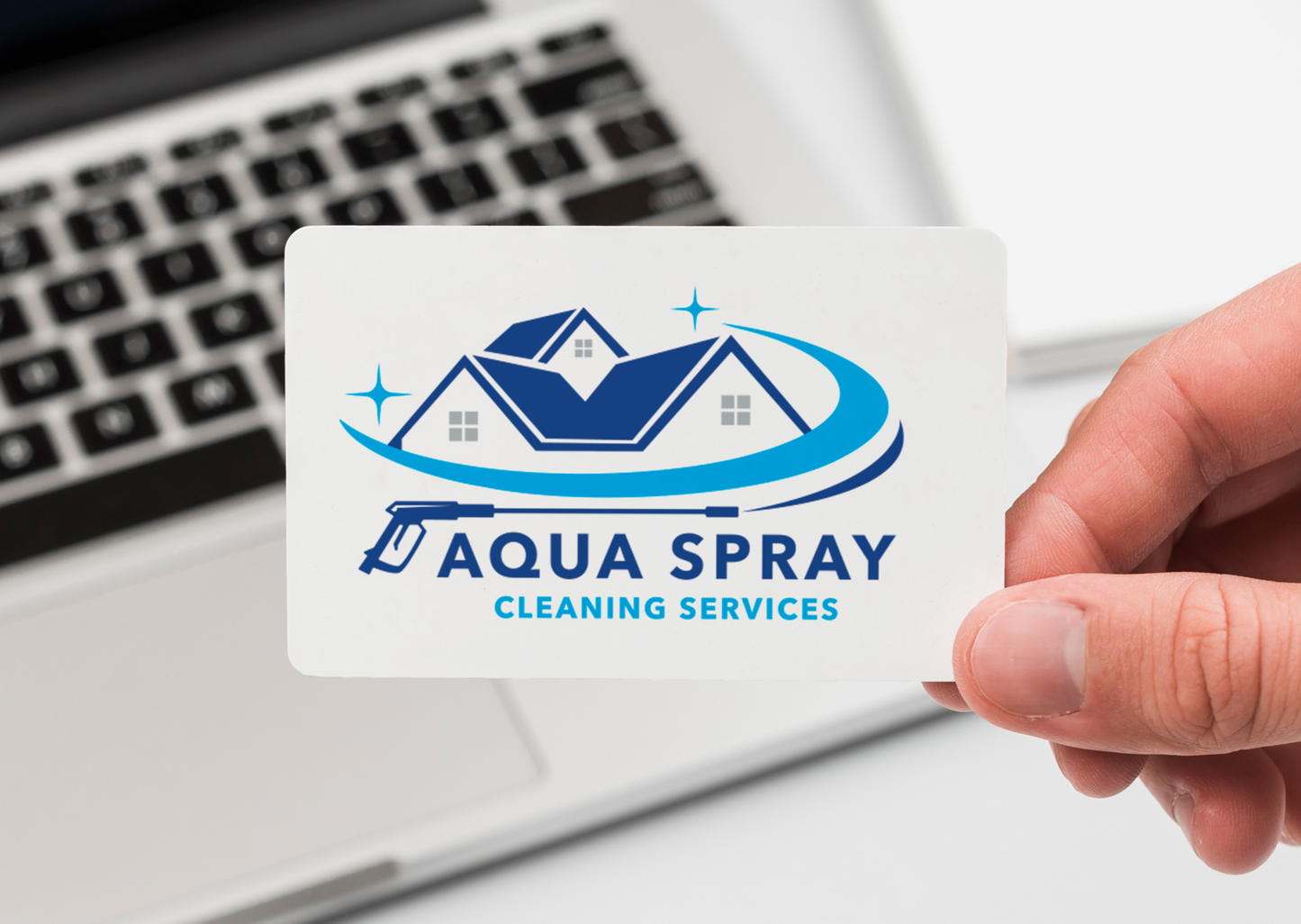 Logo Design - Pressure Washing Logo | Cleaning Services Design | Pressure Washer Design | House Cleaning Logo