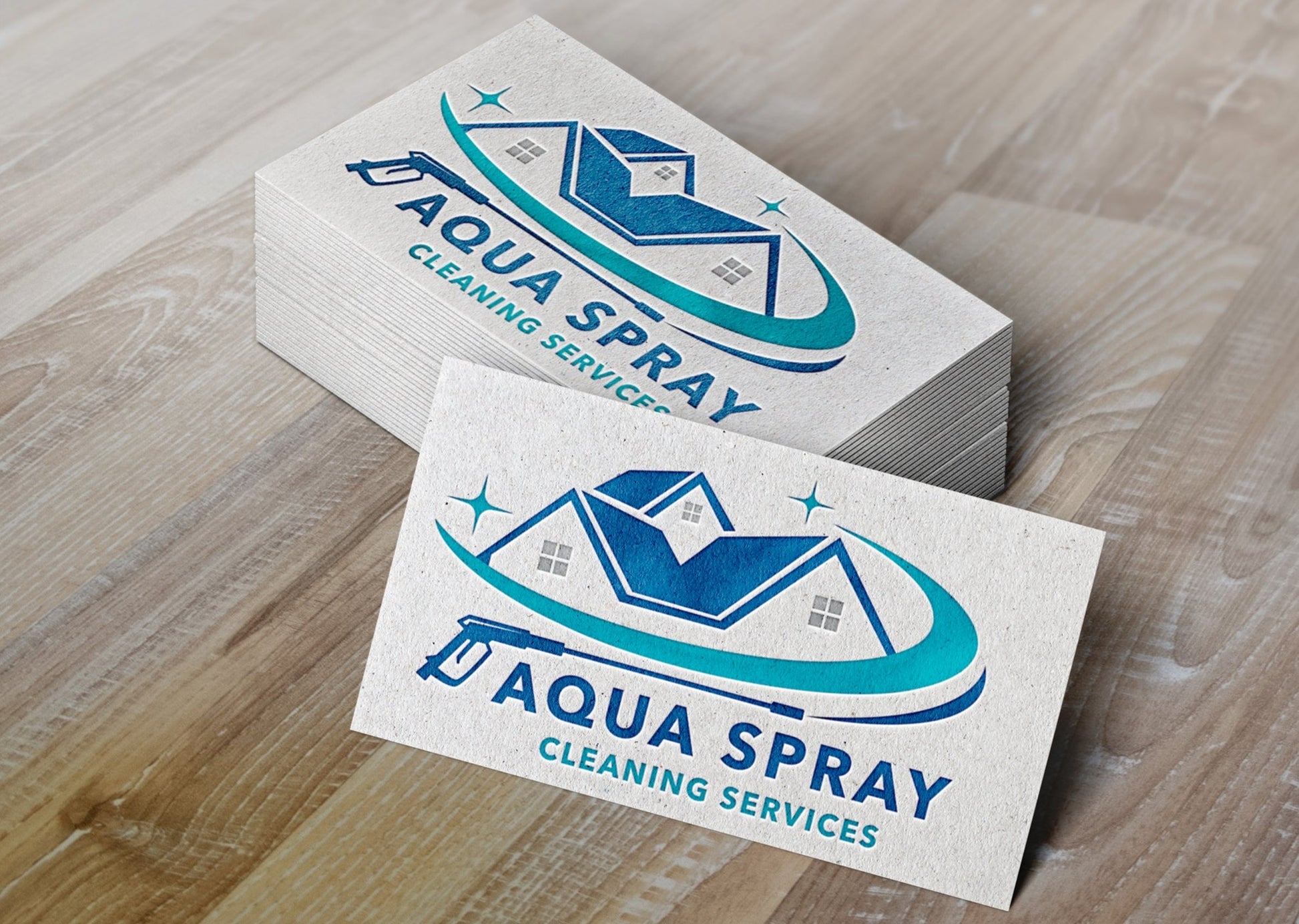 Logo Design - Pressure Washing Logo | Cleaning Services Design | Pressure Washer Design | House Cleaning Logo