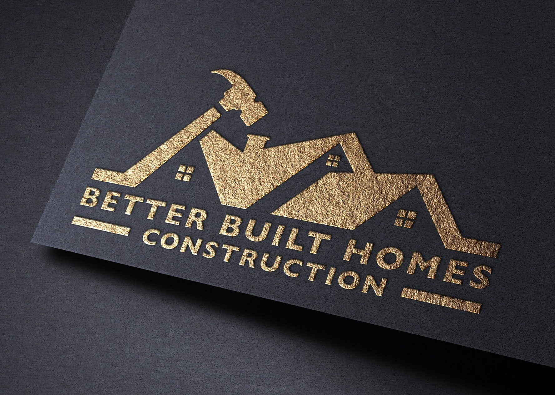 Construction Logo Design | Hammer Design | Roofing Business | Handyman Services | Construction Company | Architect | Roofer | Home Repair