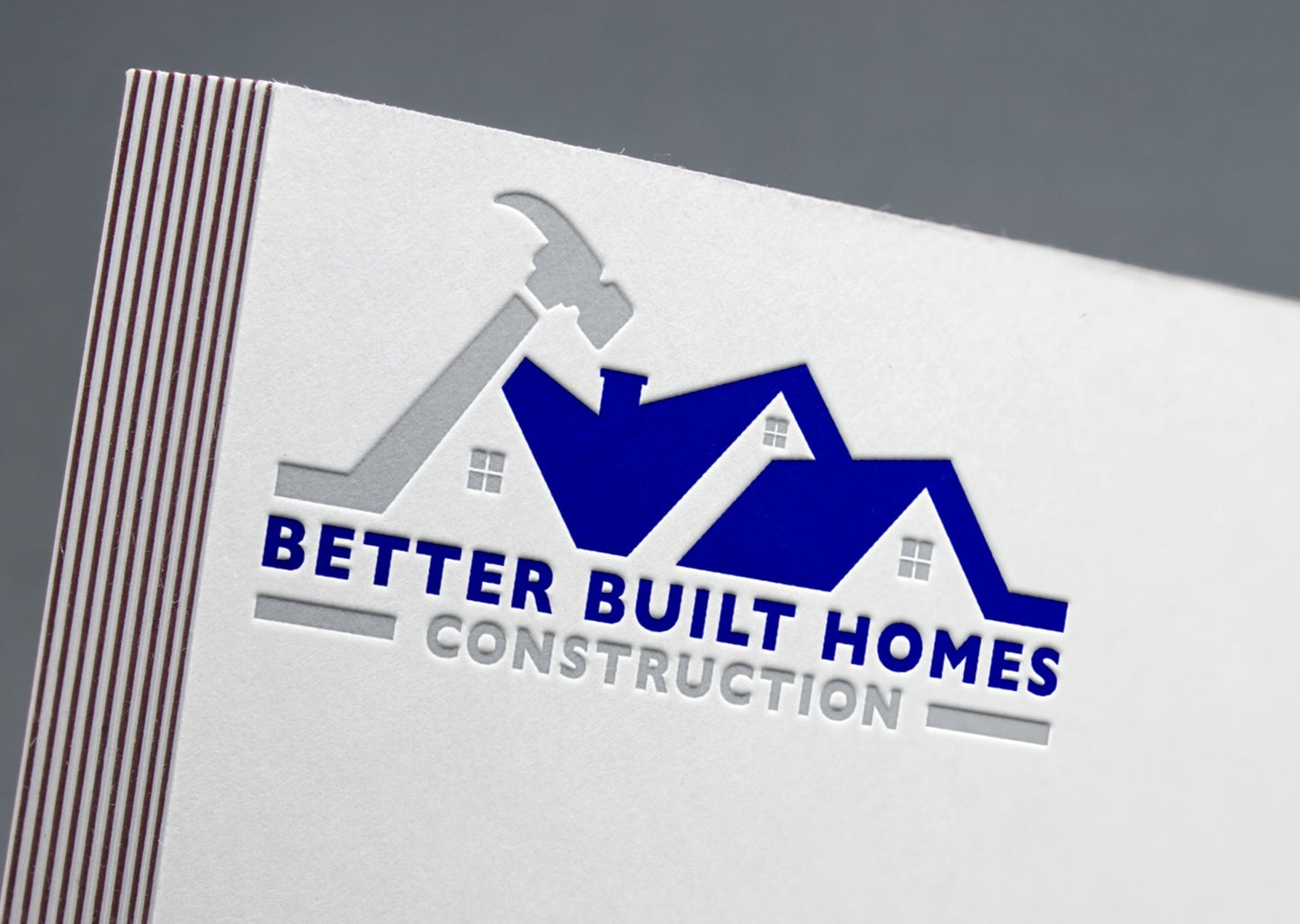 Construction Logo Design | Hammer Design | Roofing Business | Handyman Services | Construction Company | Architect | Roofer | Home Repair