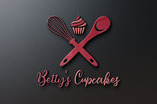 Logo Design - Cupcake Logo Design | Bakery Shop Logo | Pastry Chef | Baker Logo