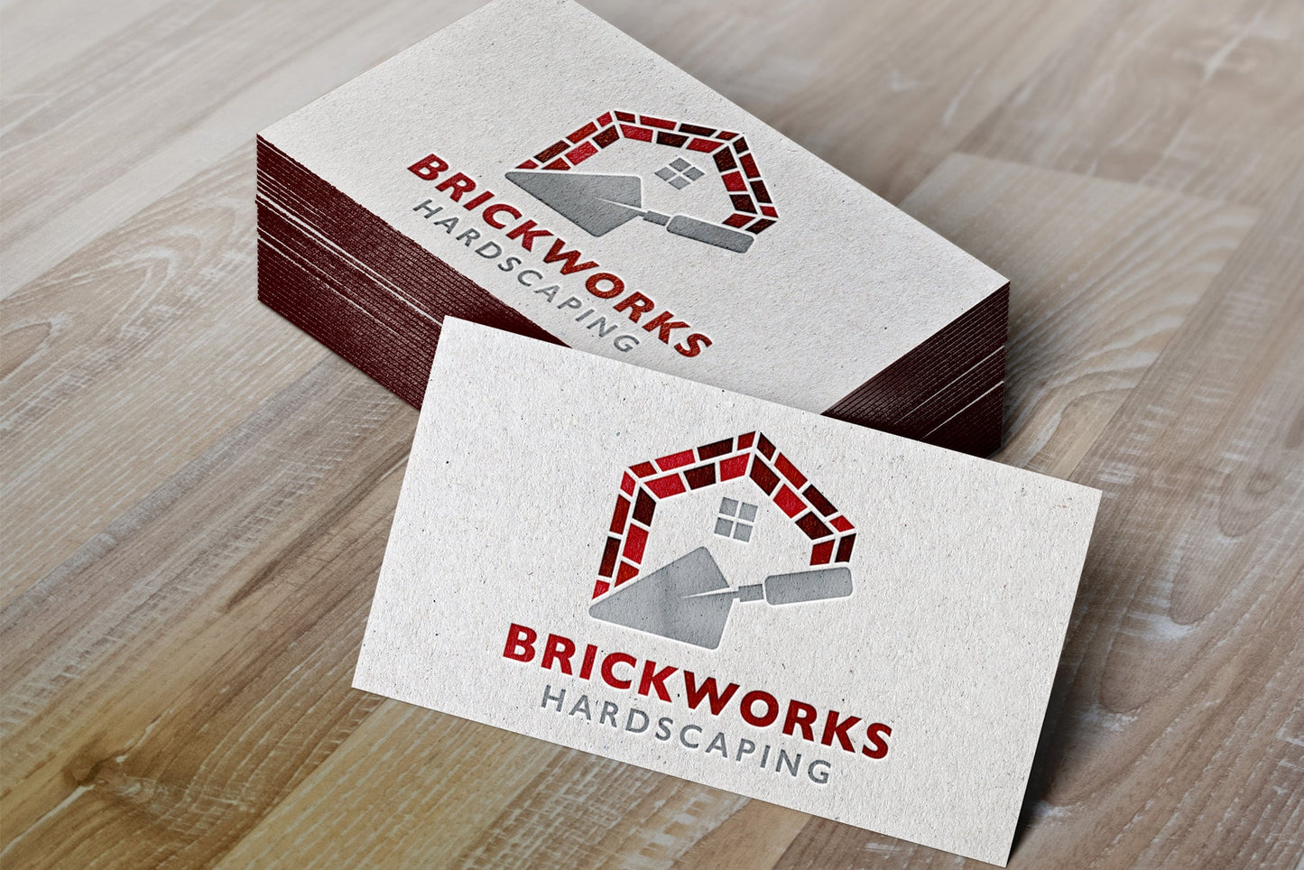 Logo Design - Construction Logo | Masonry Logo | Hardscaping Logo Design | Brick Logo Design