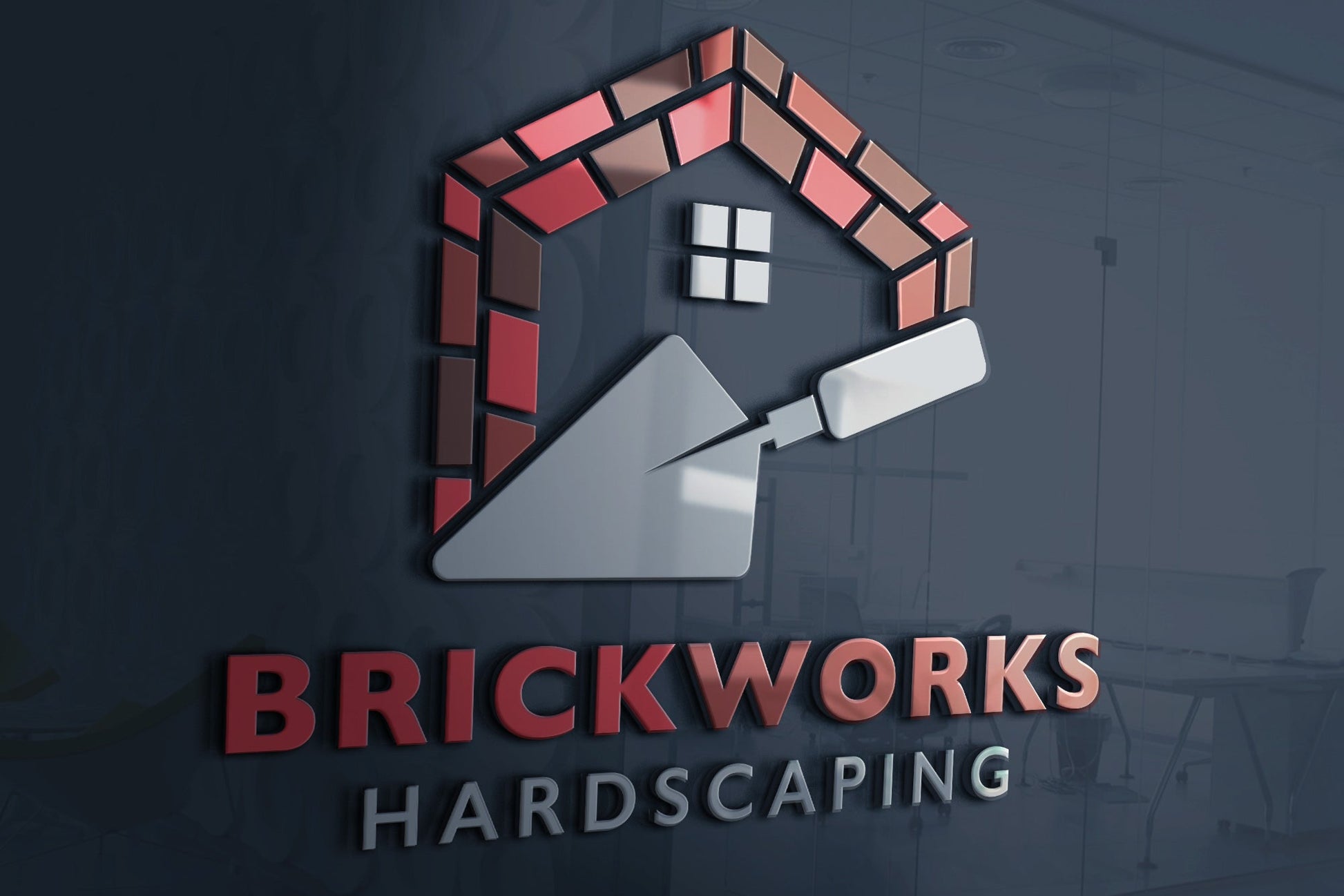 Logo Design - Construction Logo | Masonry Logo | Hardscaping Logo Design | Brick Logo Design