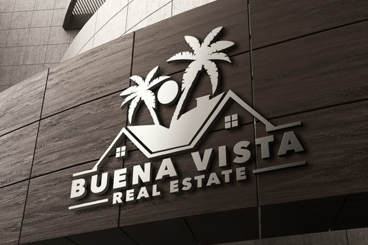 Realtor Logo Design | Real Estate Logo | Palm Tree Design | Realty Logo Design | House Design | Beach Logo | Real Estate Business | Home Logo Design