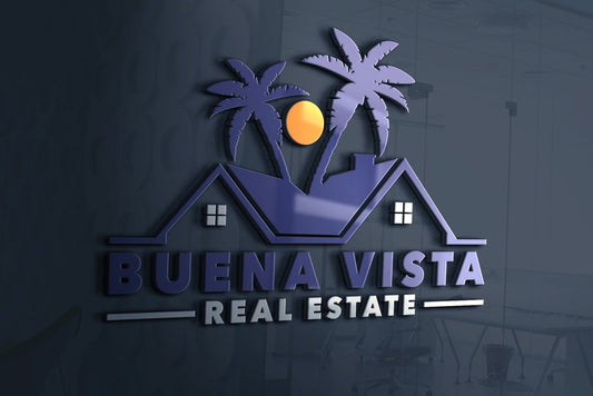 Realtor Logo Design | Real Estate Logo | Palm Tree Design | Realty Logo Design | House Design | Beach Logo | Real Estate Business | Home Logo Design