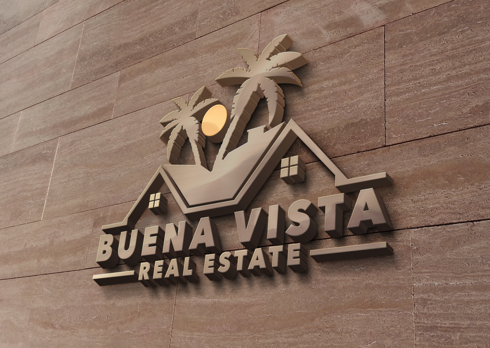 Realtor Logo Design | Real Estate Logo | Palm Tree Design | Realty Logo Design | House Design | Beach Logo | Real Estate Business | Home Logo Design