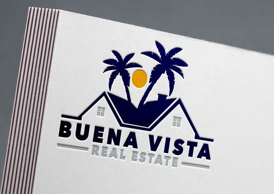 Realtor Logo Design | Real Estate Logo | Palm Tree Design | Realty Logo Design | House Design | Beach Logo | Real Estate Business | Home Logo Design