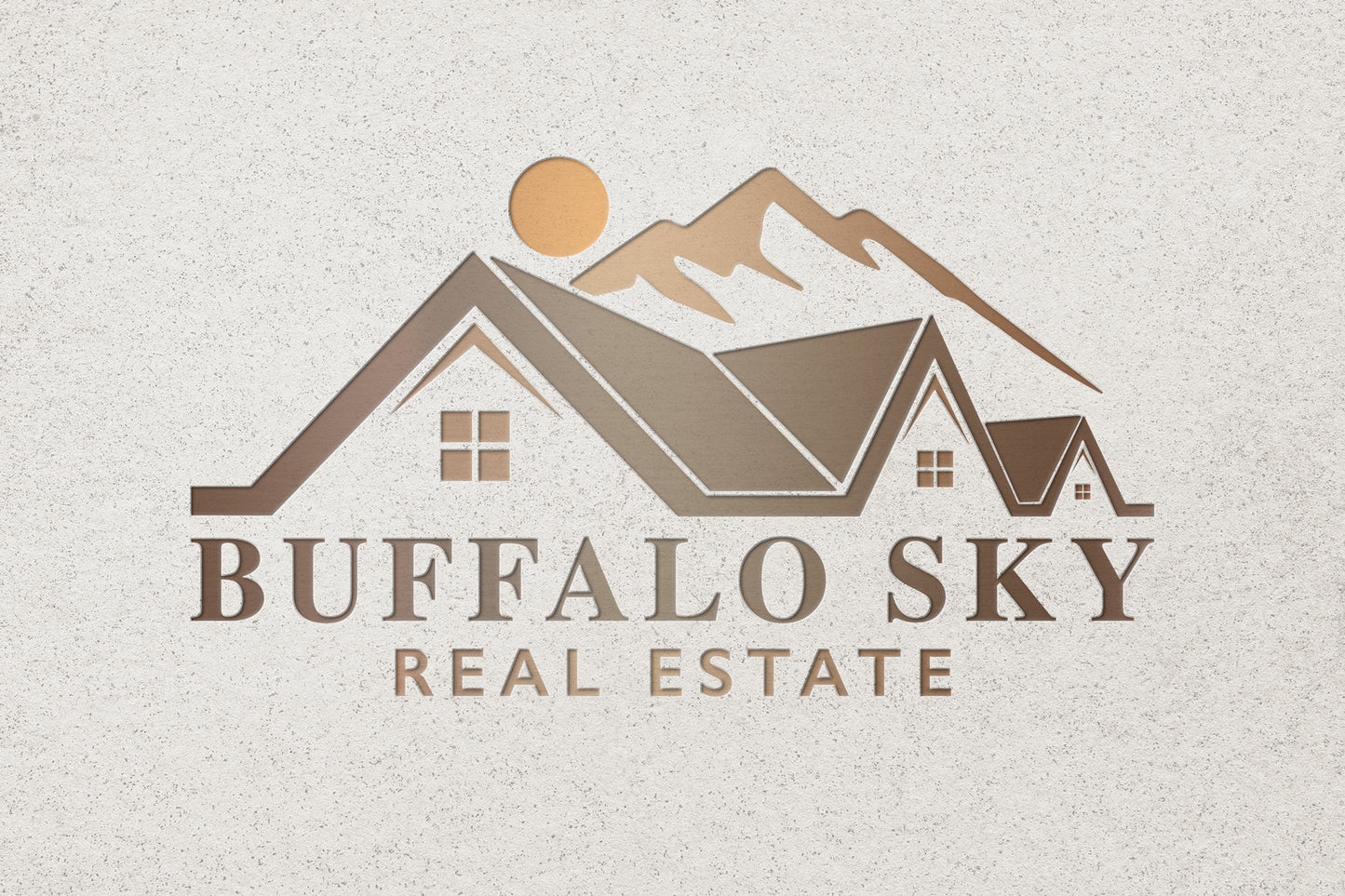 Logo Design - Realtor Logo Design | Real Estate Business Logo | Mountain Range | Realtor Branding