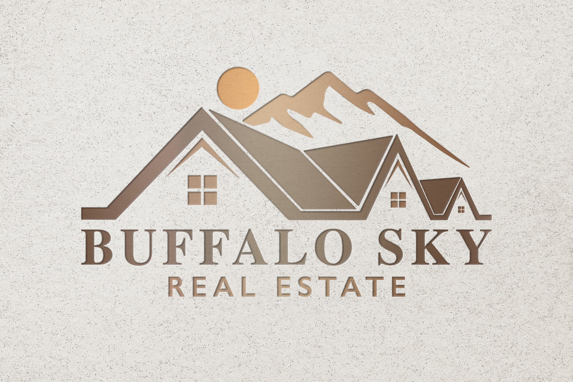 Logo Design - Realtor Logo Design | Real Estate Business Logo | Mountain Range | Realtor Branding