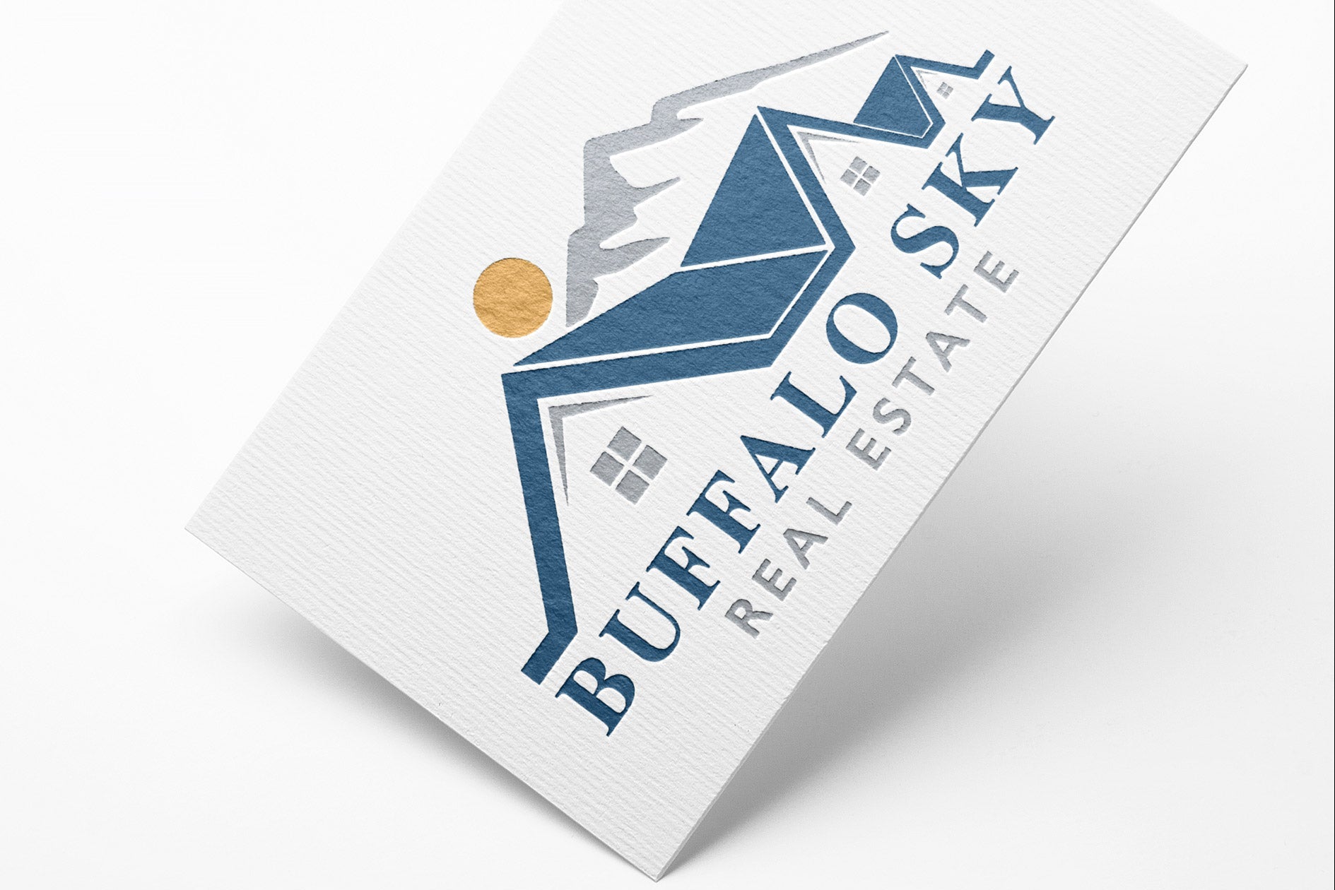 Logo Design - Realtor Logo Design | Real Estate Business Logo | Mountain Range | Realtor Branding