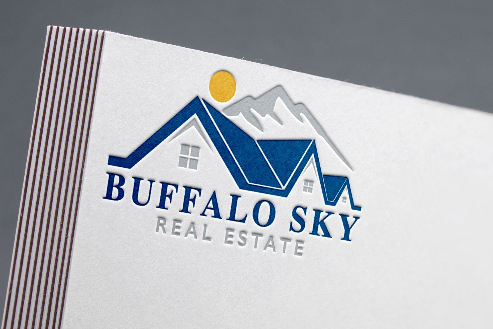 Logo Design - Realtor Logo Design | Real Estate Business Logo | Mountain Range | Realtor Branding