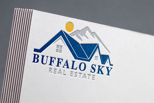 Logo Design - Realtor Logo Design | Real Estate Business Logo | Mountain Range | Realtor Branding