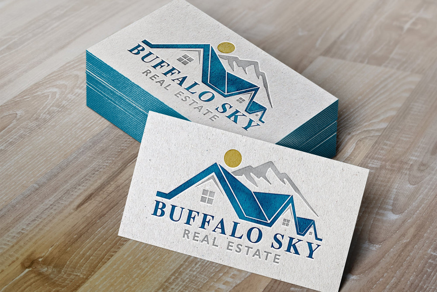Logo Design - Realtor Logo Design | Real Estate Business Logo | Mountain Range | Realtor Branding