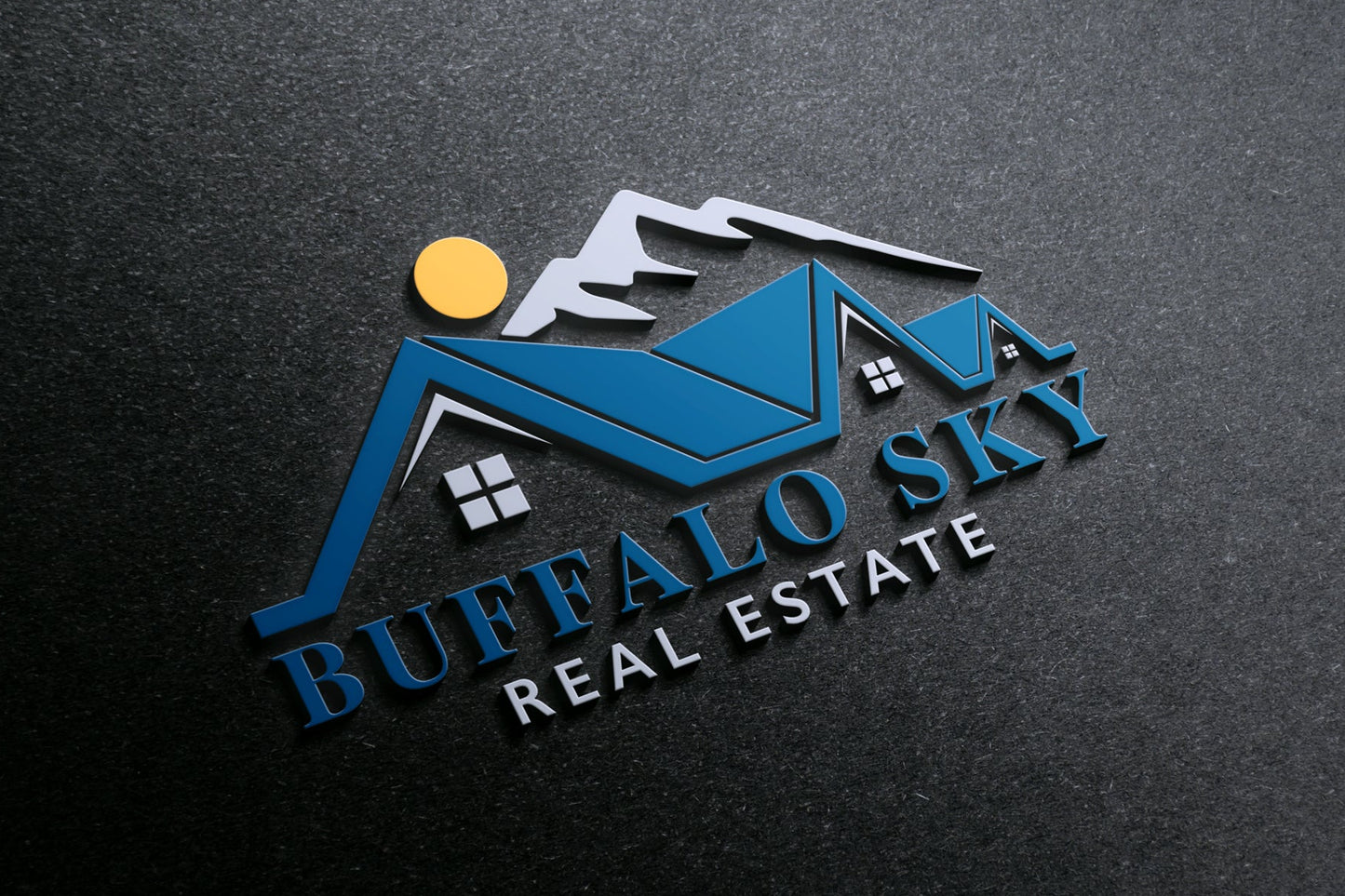 Logo Design - Realtor Logo Design | Real Estate Business Logo | Mountain Range | Realtor Branding